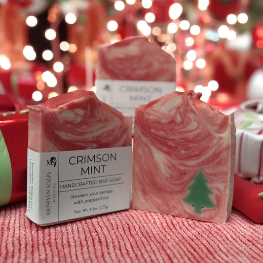 Crimson Mint Handcrafted Soap