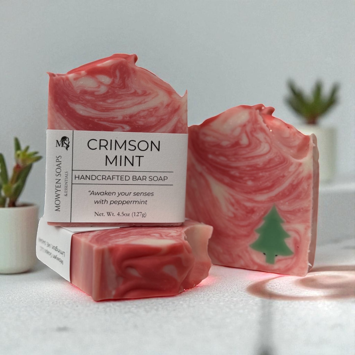 Crimson Mint Handcrafted Soap