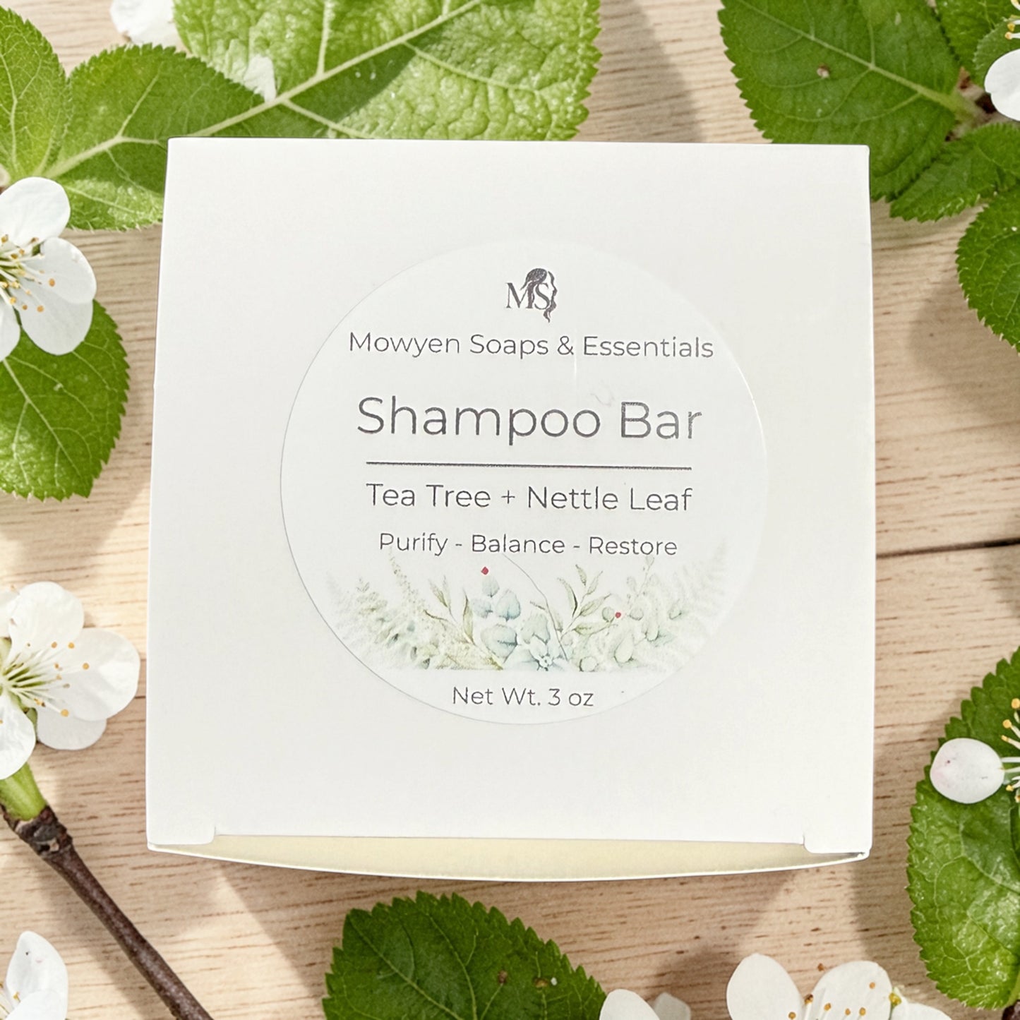Tea Tree & Nettle Leaf Shampoo Bar