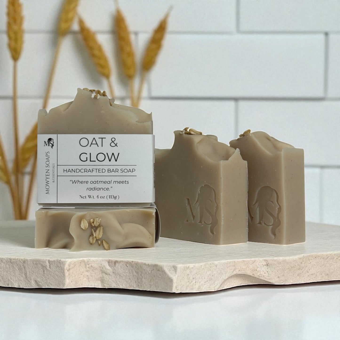 Oat & Glow Handcrafted Soap