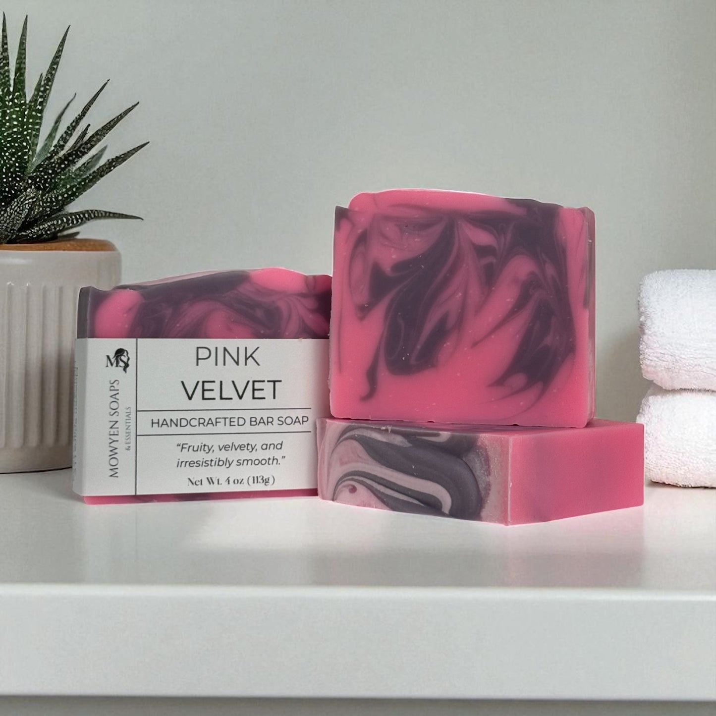 Pink Velvet Handcrafted Soap