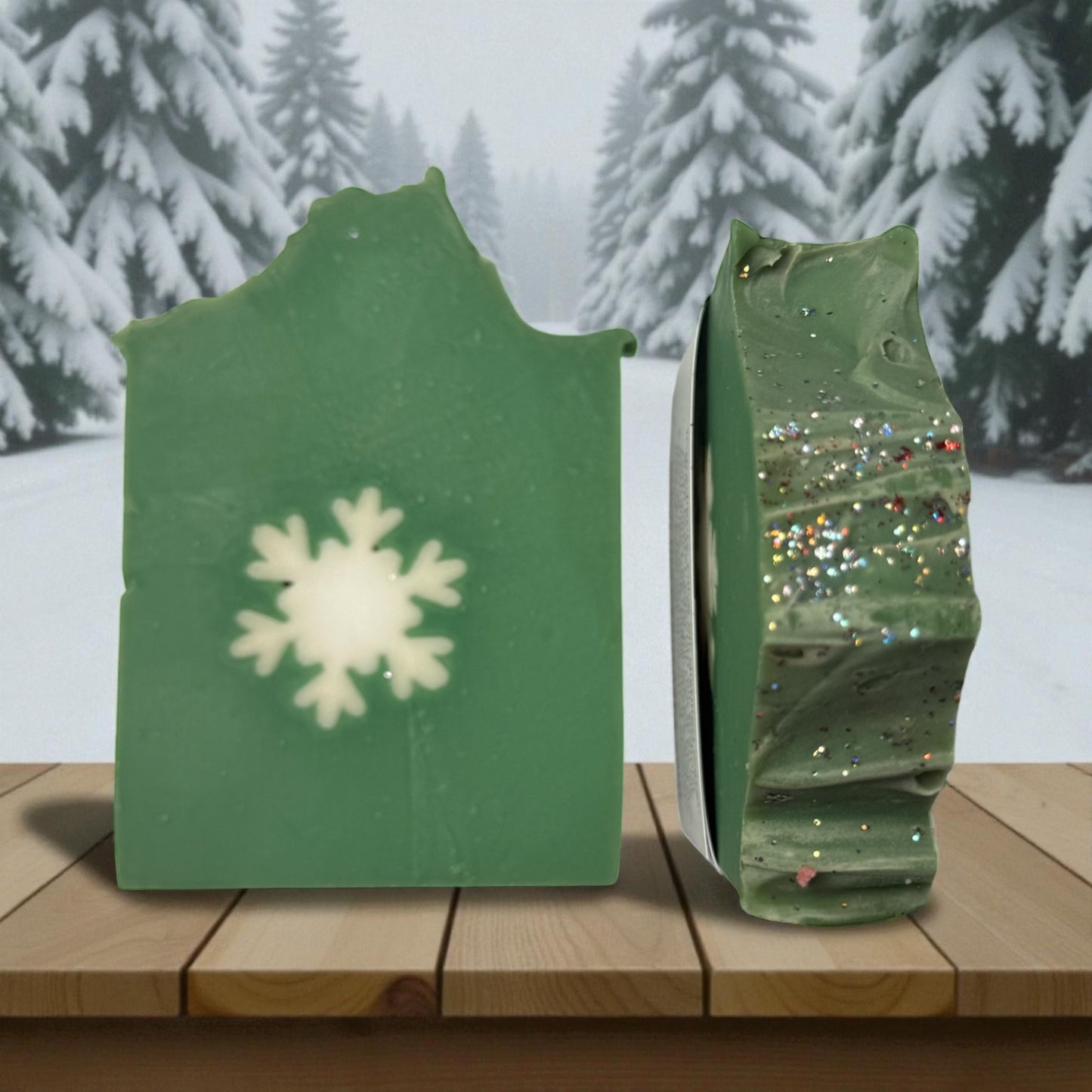 Evergreen Frost Handcrafted Soap