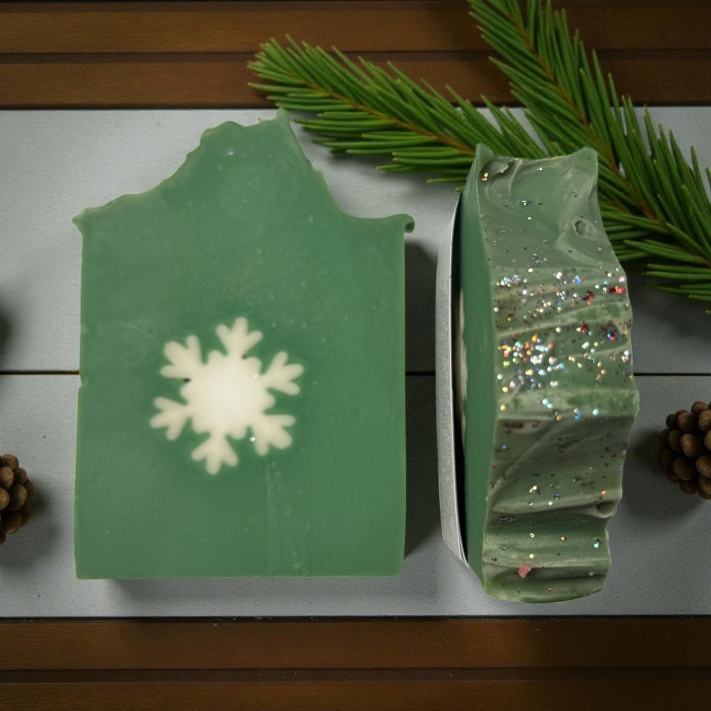 Evergreen Frost Handcrafted Soap