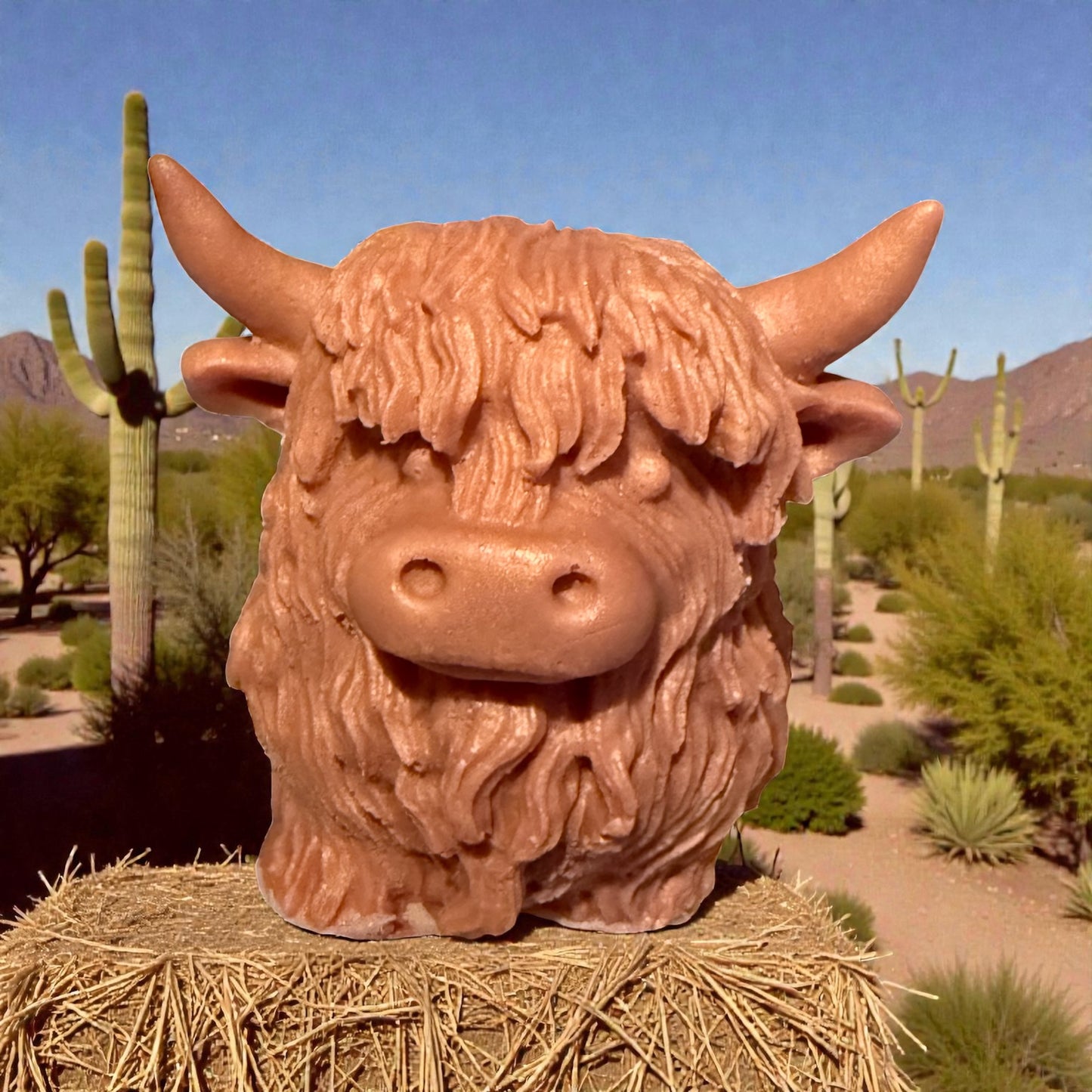 Small Gylcerin Soap Goats Milk Base Highland Cow