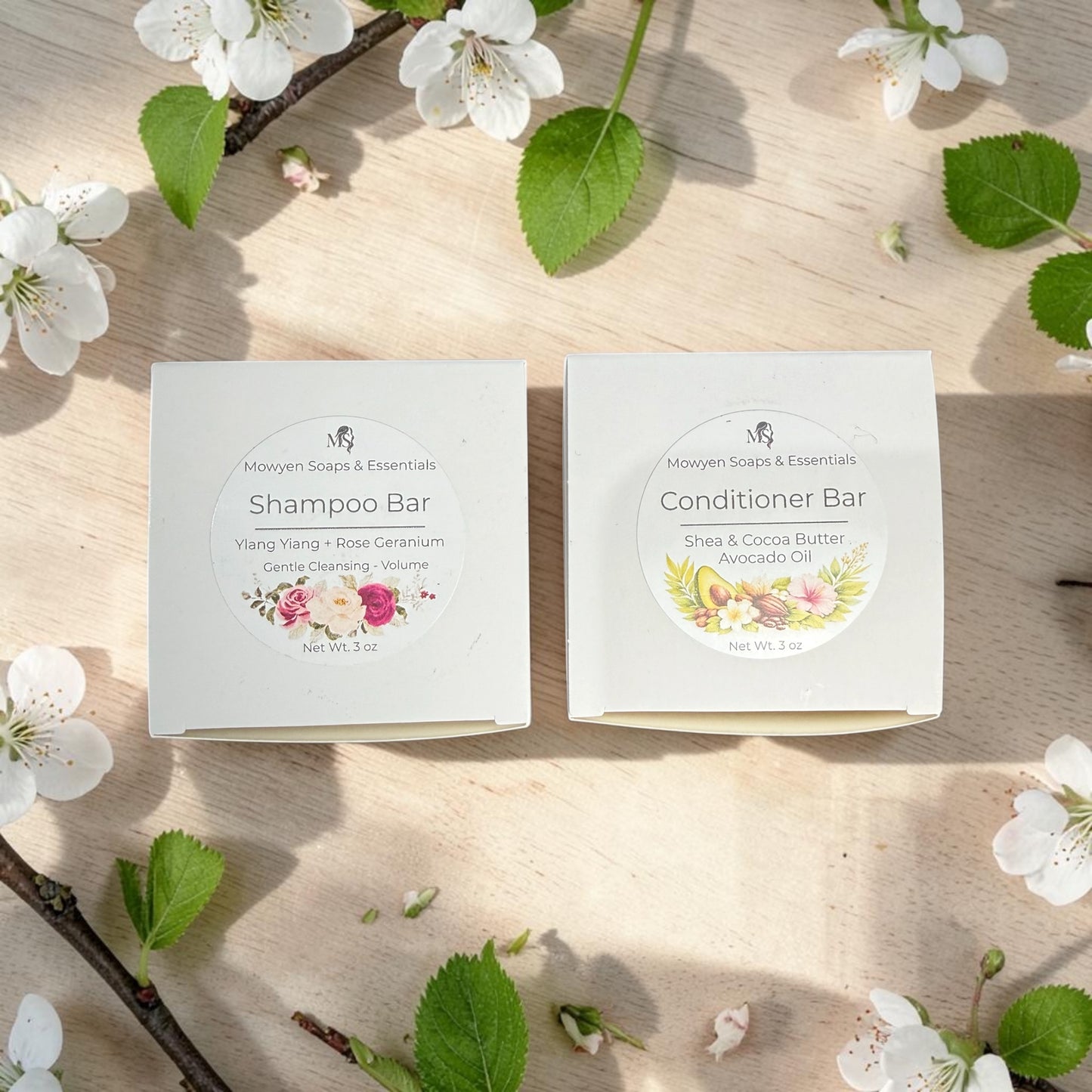 Yiang Ylang & Rose Geranium Shampoo and Conditioner combo