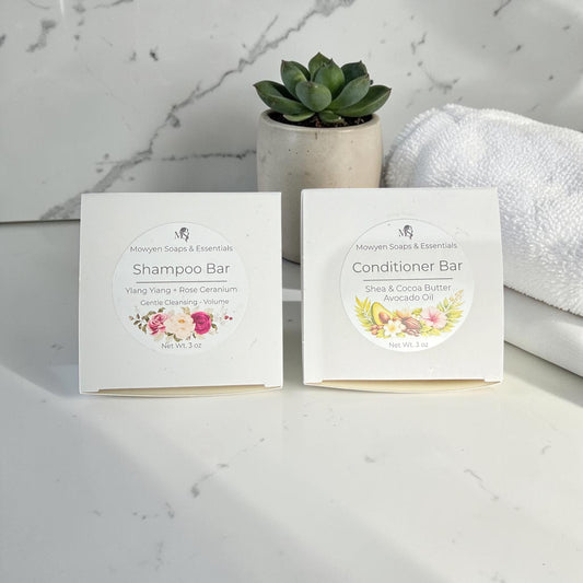 Yiang Ylang & Rose Geranium Shampoo and Conditioner combo