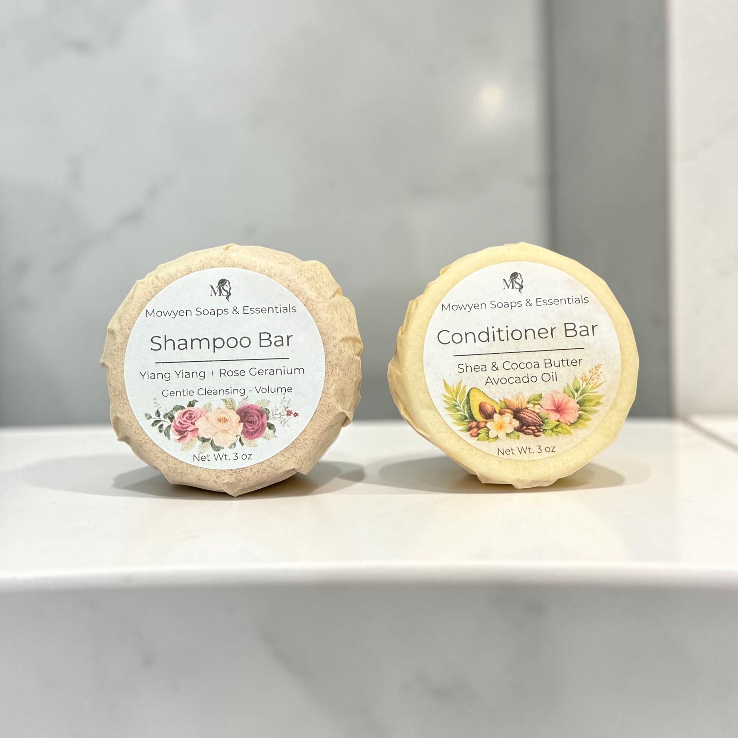Yiang Ylang & Rose Geranium Shampoo and Conditioner combo